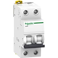 Los mejores  - Schneider Electric A9K17225 IK60N Interruptor Automático Magneto Térmico- 2P- 25A- Curva C- 78.5mm x 36mm x 85mm- Blanco